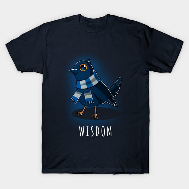 Wise Raven T-Shirt by Digital Magician